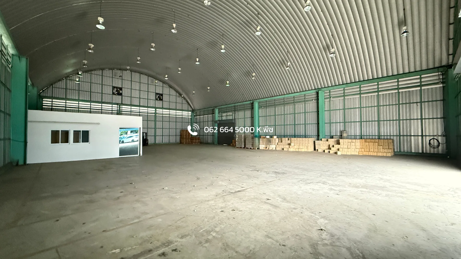 โกดัง ดอนเมือง ใกล้สนามบิน · 655 ตร.ม.