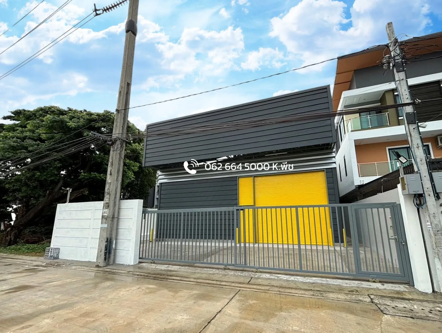 โกดังรามอินทรา เลียบด่วน ใกล้ทางด่วน ใกล้มอเตอร์เวย์ - 225 ตร.ม. มุม 1